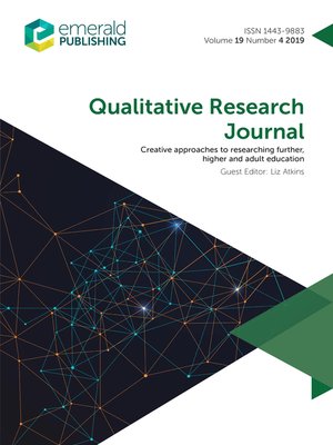 cover image of Qualitative Research Journal, Volume 19, Number 4